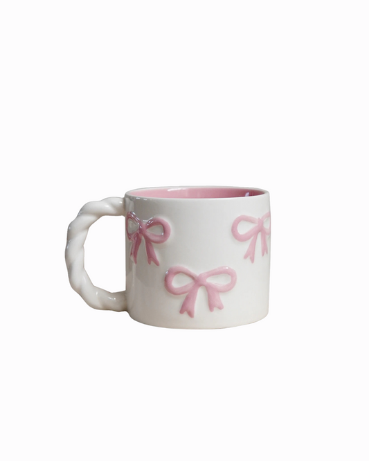 Pink Bow Mug